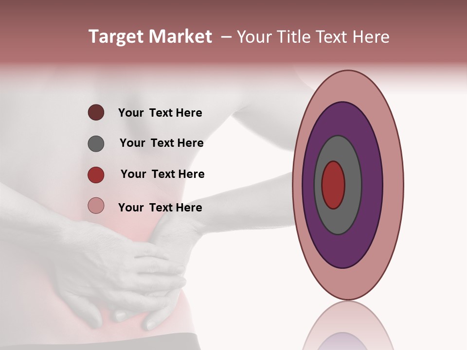 A Man Holding His Back In Pain Powerpoint Presentation PowerPoint Template