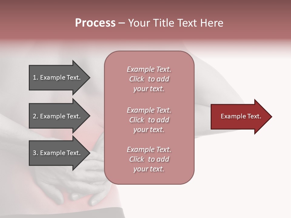 A Man Holding His Back In Pain Powerpoint Presentation PowerPoint Template