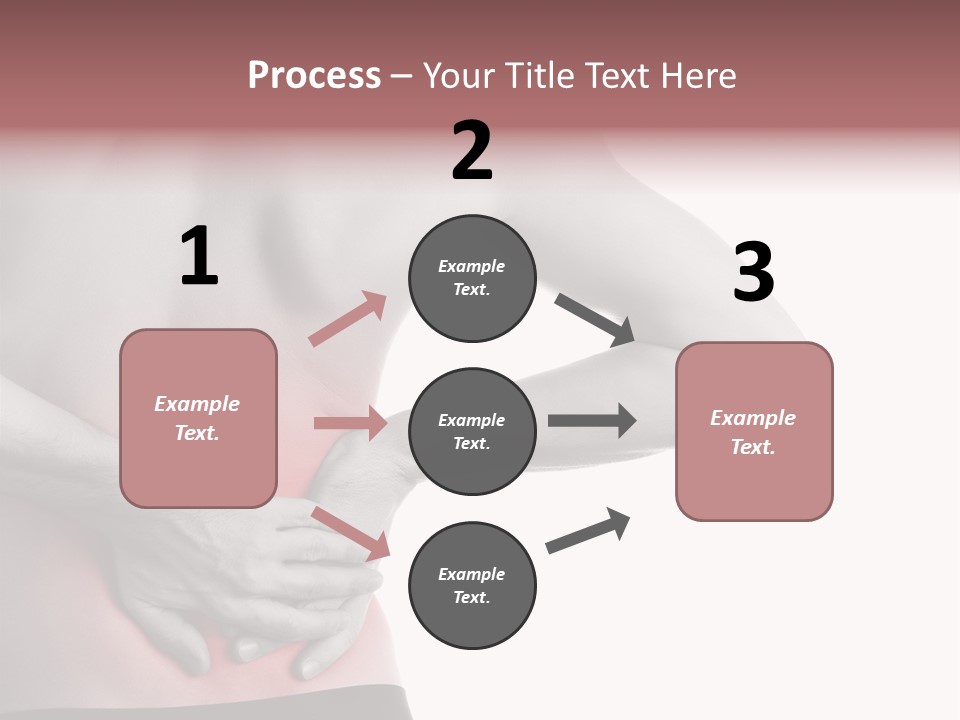 A Man Holding His Back In Pain Powerpoint Presentation PowerPoint Template