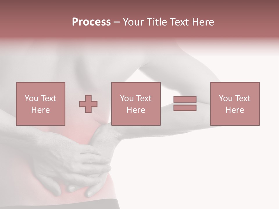 A Man Holding His Back In Pain Powerpoint Presentation PowerPoint Template