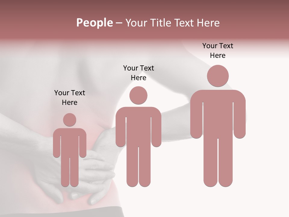 A Man Holding His Back In Pain Powerpoint Presentation PowerPoint Template