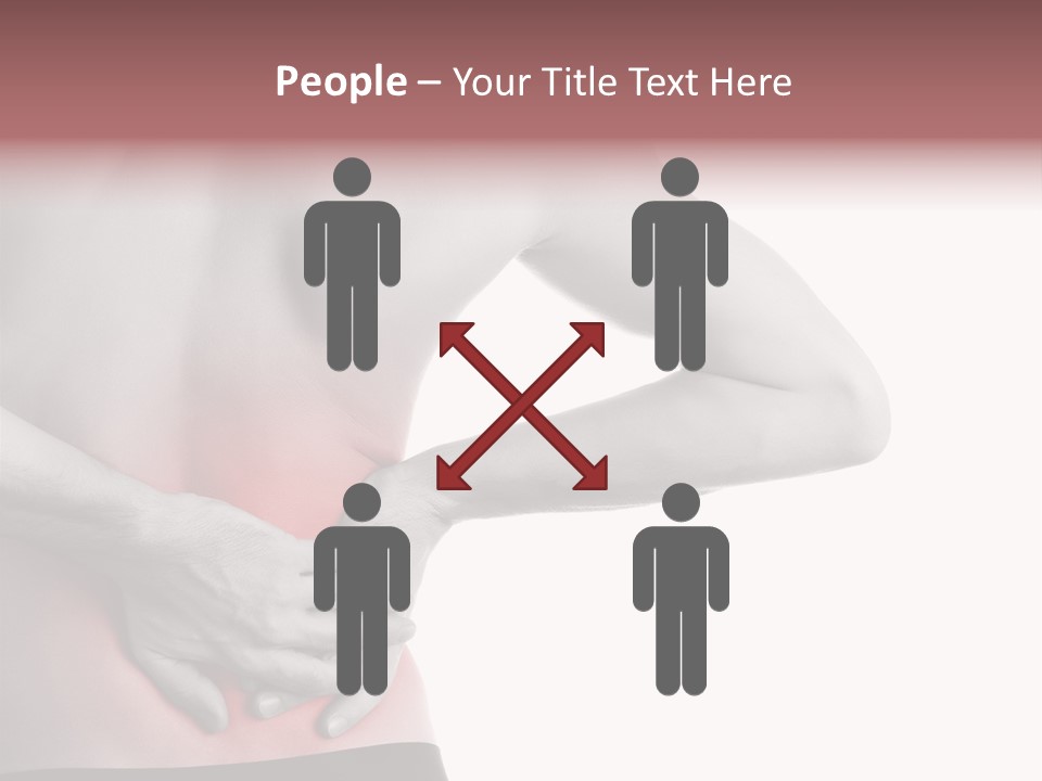 A Man Holding His Back In Pain Powerpoint Presentation PowerPoint Template