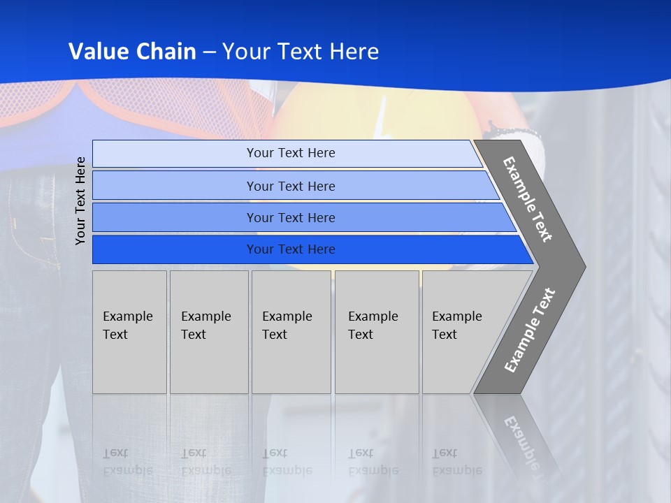 A Man In A Hard Hat Is Holding A Yellow Hard Hat PowerPoint Template