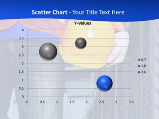 A Man In A Hard Hat Is Holding A Yellow Hard Hat PowerPoint Template