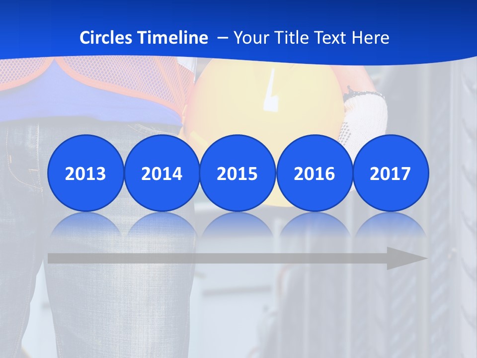 A Man In A Hard Hat Is Holding A Yellow Hard Hat PowerPoint Template