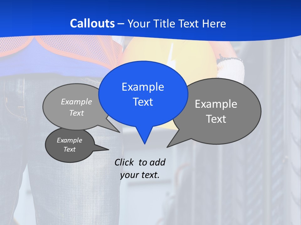 A Man In A Hard Hat Is Holding A Yellow Hard Hat PowerPoint Template