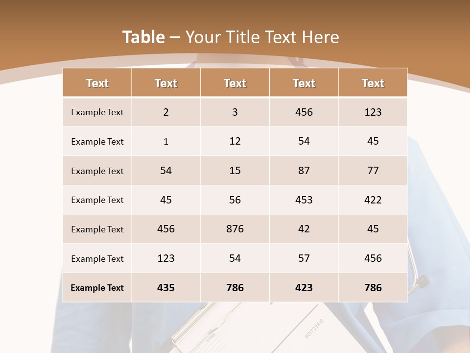 A Woman Doctor In Scrubs Holding A Clipboard PowerPoint Template