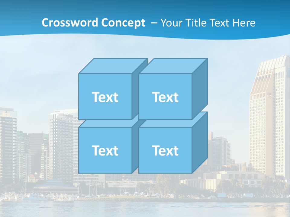 A City Under Water Powerpoint Presentation Template PowerPoint Template