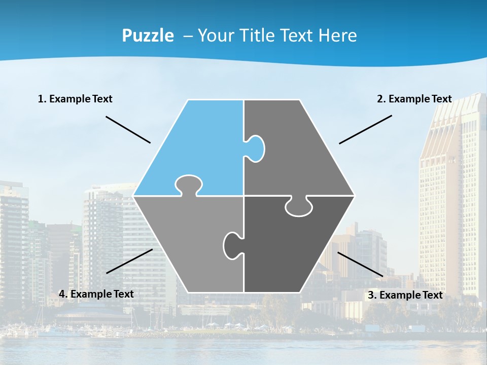 A City Under Water Powerpoint Presentation Template PowerPoint Template