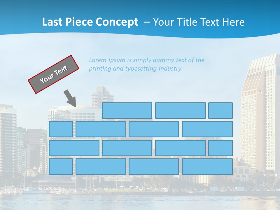 A City Under Water Powerpoint Presentation Template PowerPoint Template