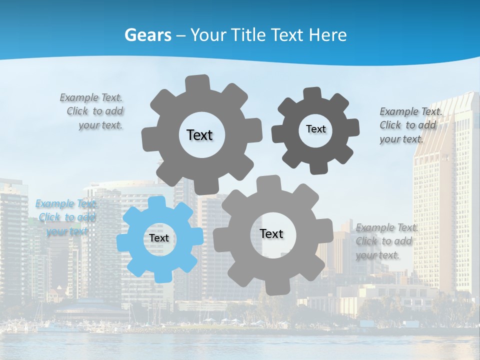 A City Under Water Powerpoint Presentation Template PowerPoint Template