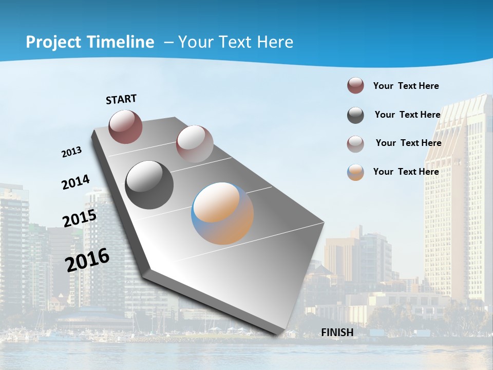 A City Under Water Powerpoint Presentation Template PowerPoint Template