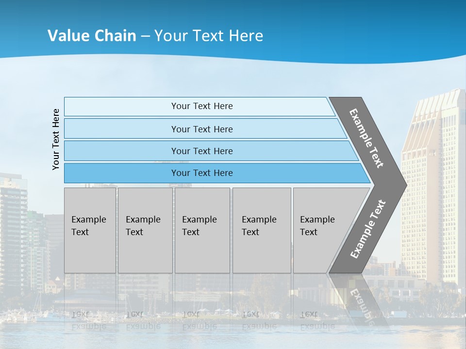 A City Under Water Powerpoint Presentation Template PowerPoint Template
