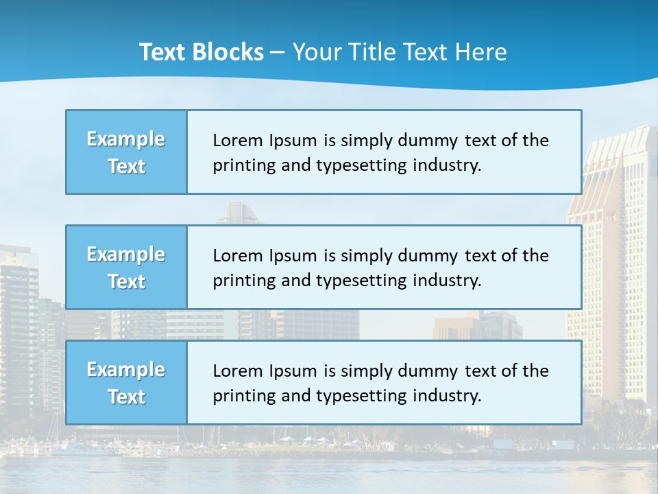 A City Under Water Powerpoint Presentation Template PowerPoint Template