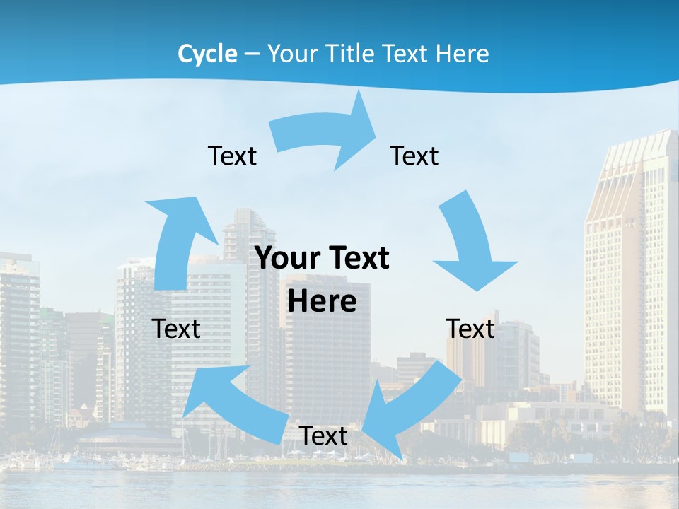 A City Under Water Powerpoint Presentation Template PowerPoint Template