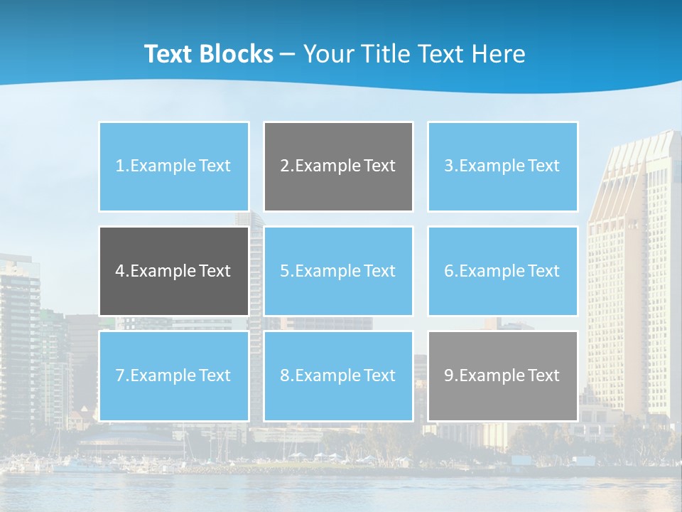 A City Under Water Powerpoint Presentation Template PowerPoint Template