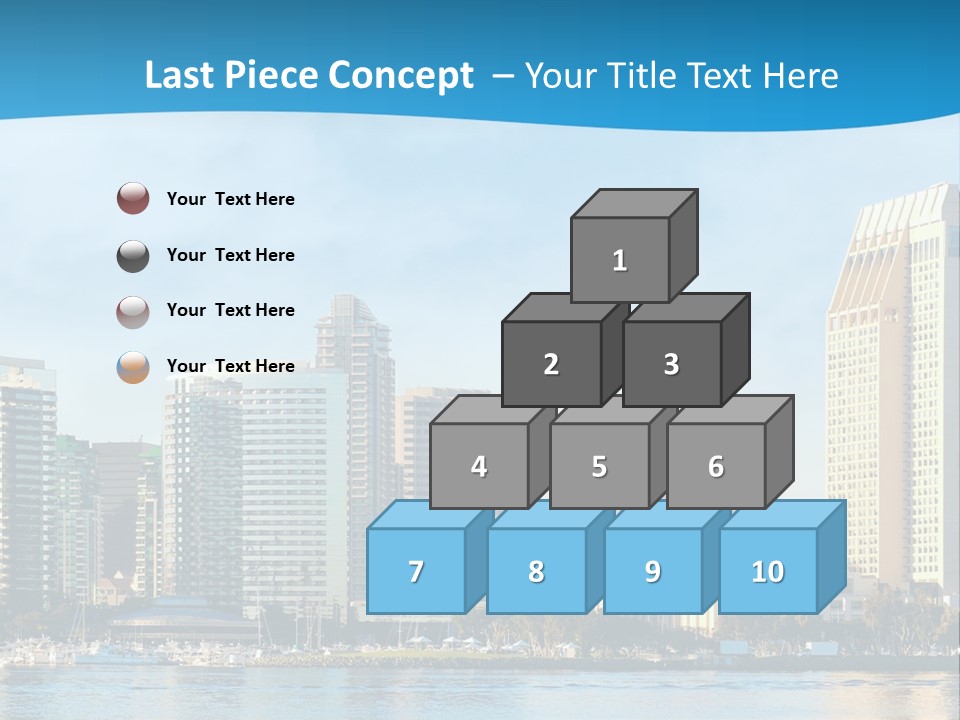 A City Under Water Powerpoint Presentation Template PowerPoint Template