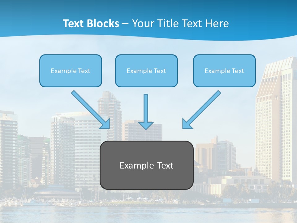 A City Under Water Powerpoint Presentation Template PowerPoint Template