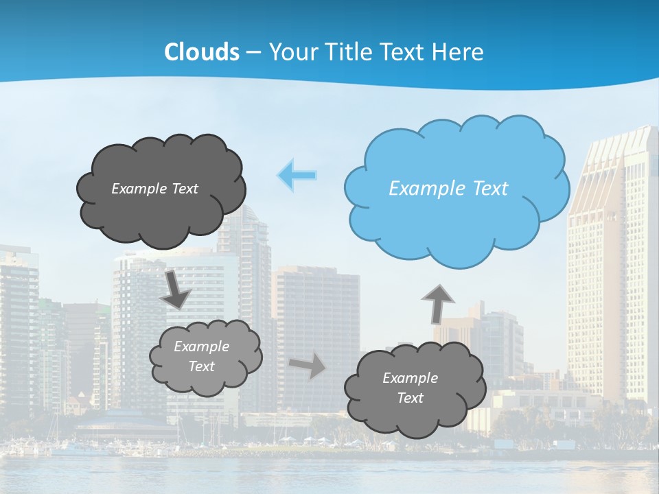 A City Under Water Powerpoint Presentation Template PowerPoint Template