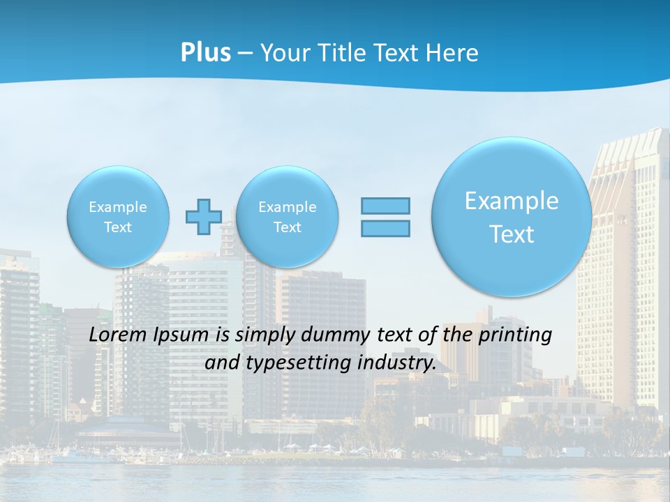 A City Under Water Powerpoint Presentation Template PowerPoint Template