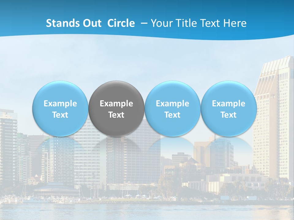 A City Under Water Powerpoint Presentation Template PowerPoint Template