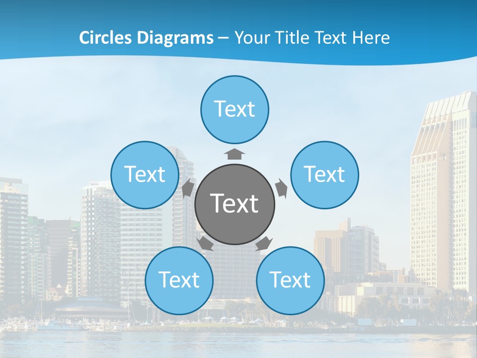 A City Under Water Powerpoint Presentation Template PowerPoint Template