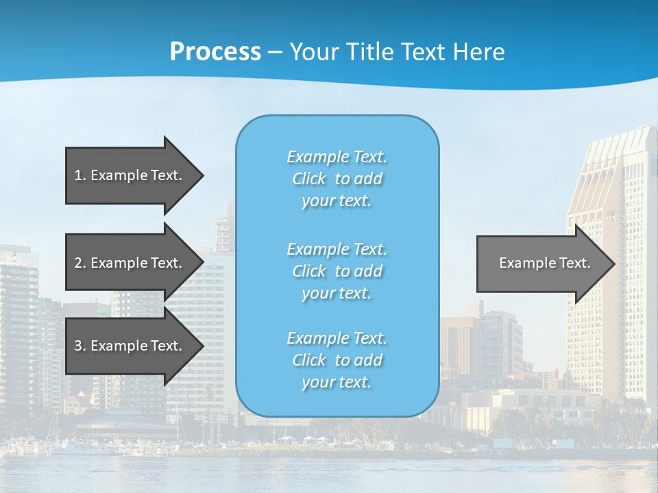 A City Under Water Powerpoint Presentation Template PowerPoint Template