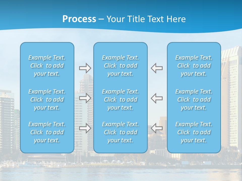 A City Under Water Powerpoint Presentation Template PowerPoint Template