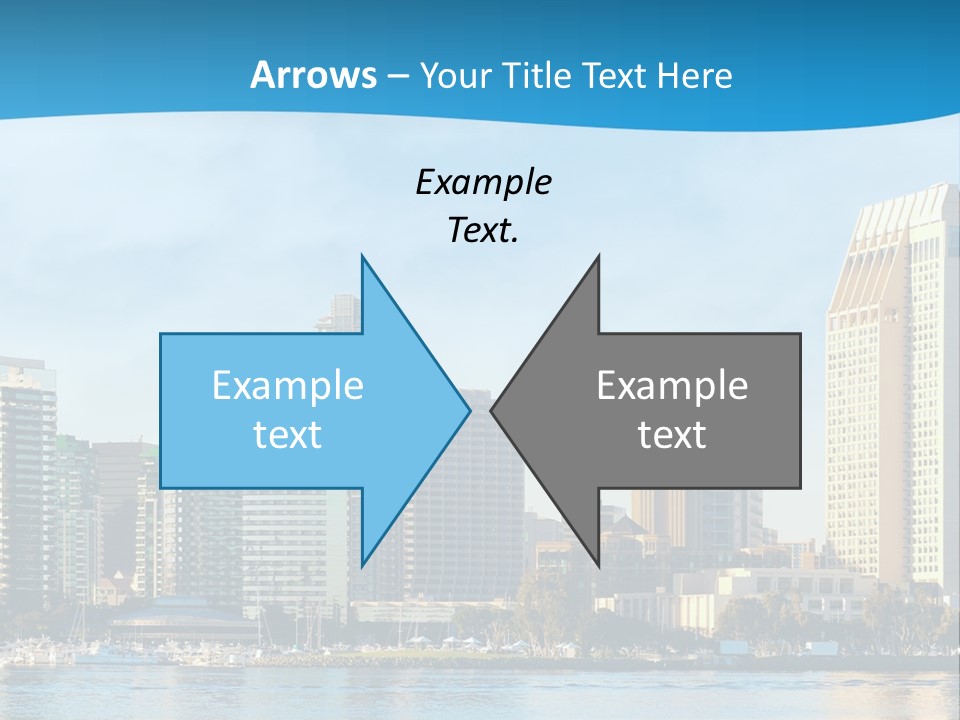 A City Under Water Powerpoint Presentation Template PowerPoint Template