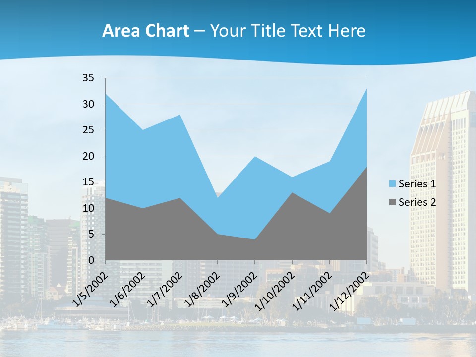A City Under Water Powerpoint Presentation Template PowerPoint Template