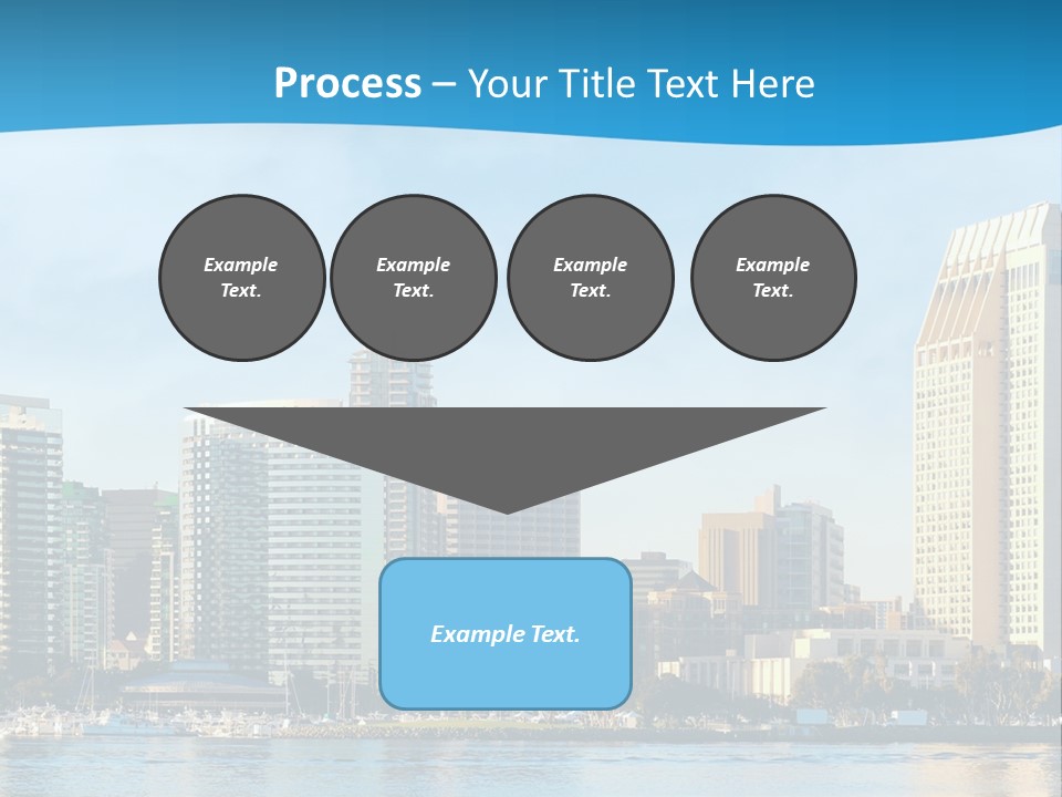 A City Under Water Powerpoint Presentation Template PowerPoint Template