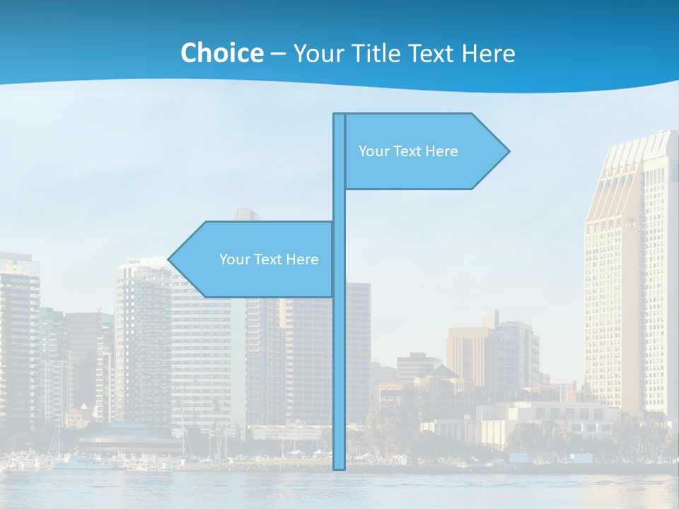 A City Under Water Powerpoint Presentation Template PowerPoint Template