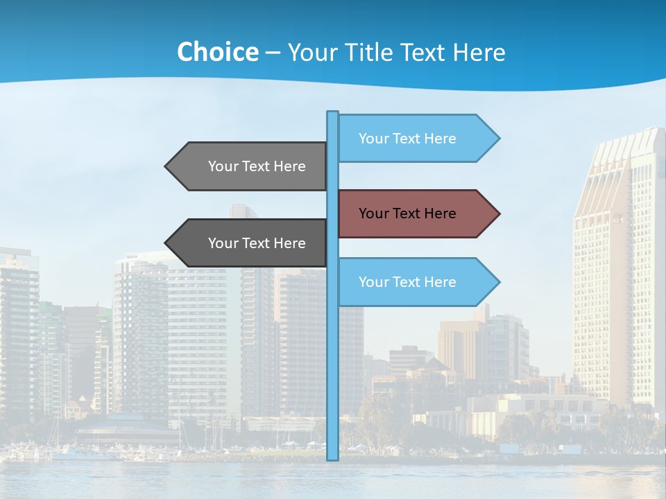 A City Under Water Powerpoint Presentation Template PowerPoint Template