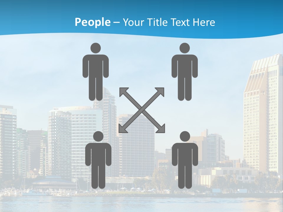 A City Under Water Powerpoint Presentation Template PowerPoint Template