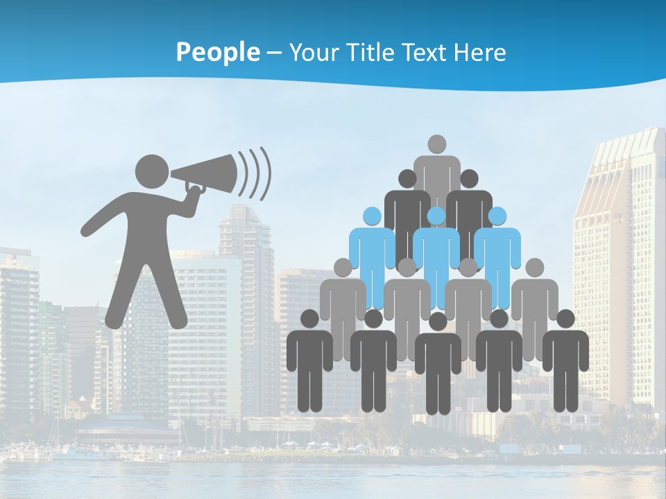 A City Under Water Powerpoint Presentation Template PowerPoint Template