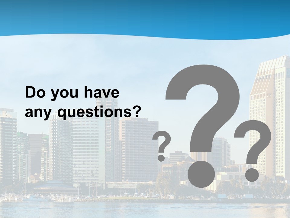 A City Under Water Powerpoint Presentation Template PowerPoint Template