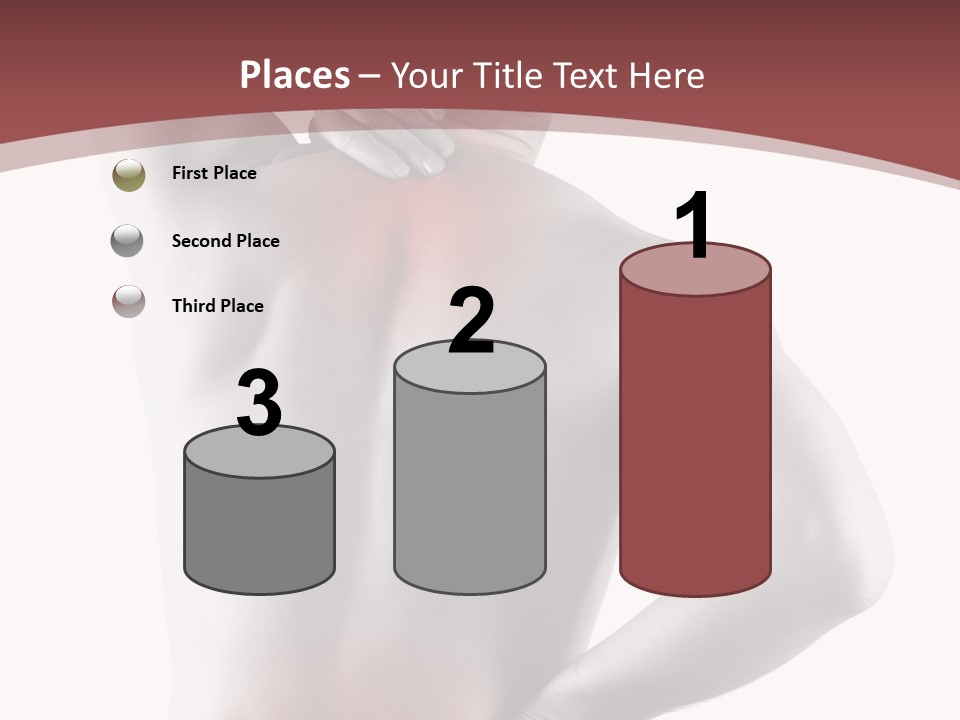 A Man Holding His Back In Pain Powerpoint Presentation PowerPoint Template