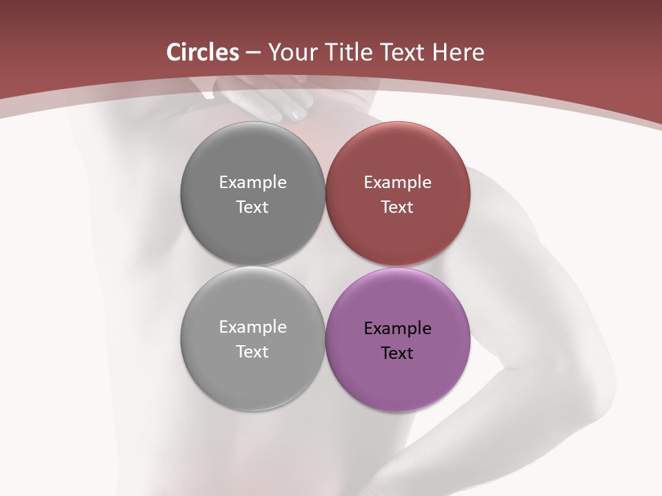 A Man Holding His Back In Pain Powerpoint Presentation PowerPoint Template