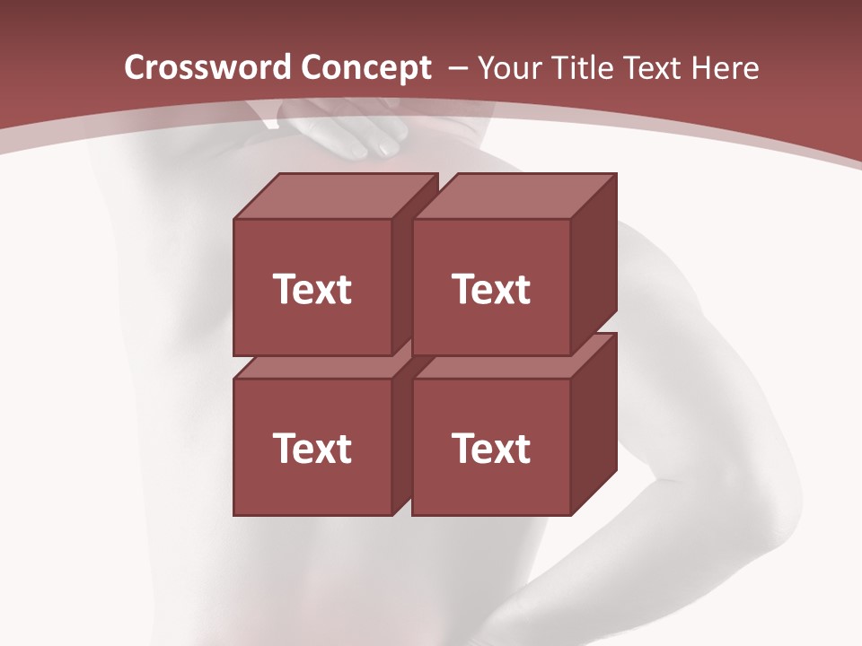 A Man Holding His Back In Pain Powerpoint Presentation PowerPoint Template