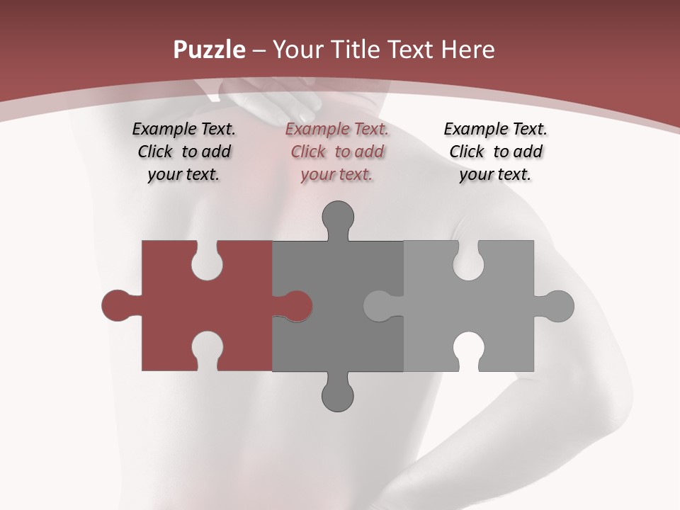 A Man Holding His Back In Pain Powerpoint Presentation PowerPoint Template