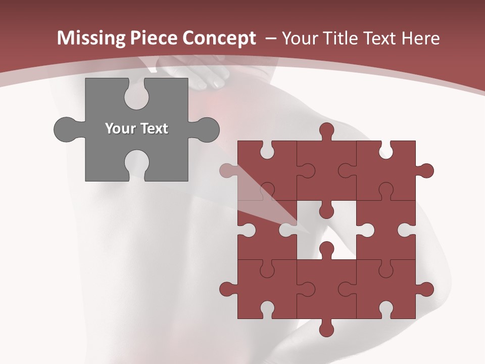 A Man Holding His Back In Pain Powerpoint Presentation PowerPoint Template