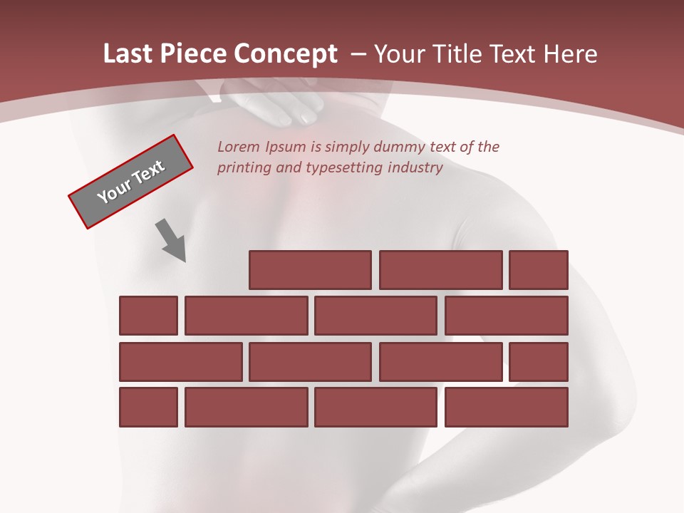 A Man Holding His Back In Pain Powerpoint Presentation PowerPoint Template