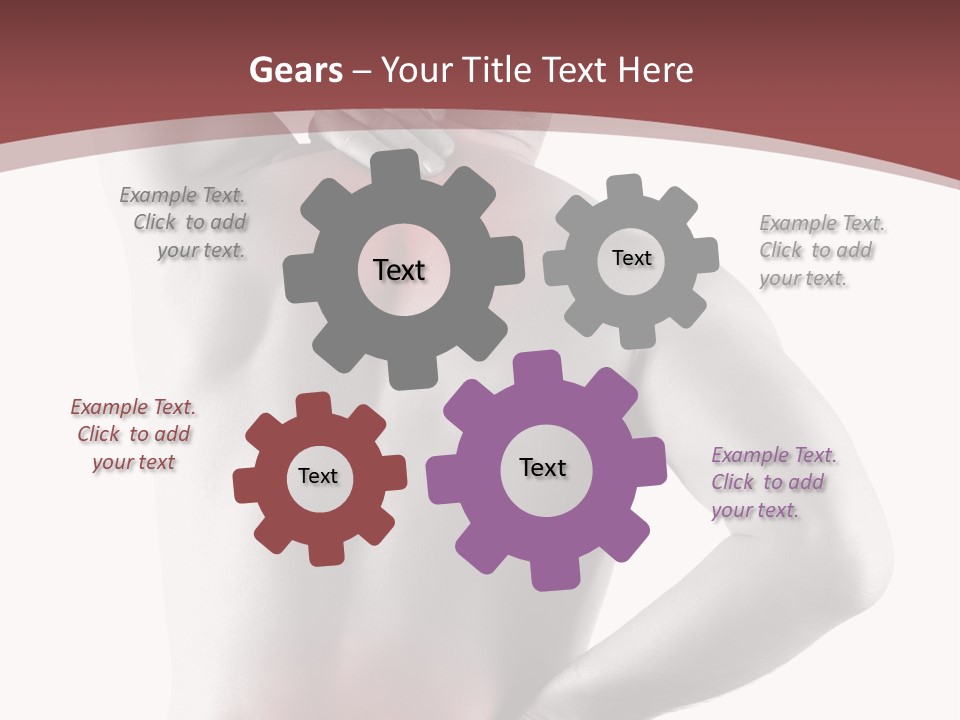 A Man Holding His Back In Pain Powerpoint Presentation PowerPoint Template