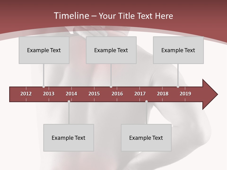 A Man Holding His Back In Pain Powerpoint Presentation PowerPoint Template