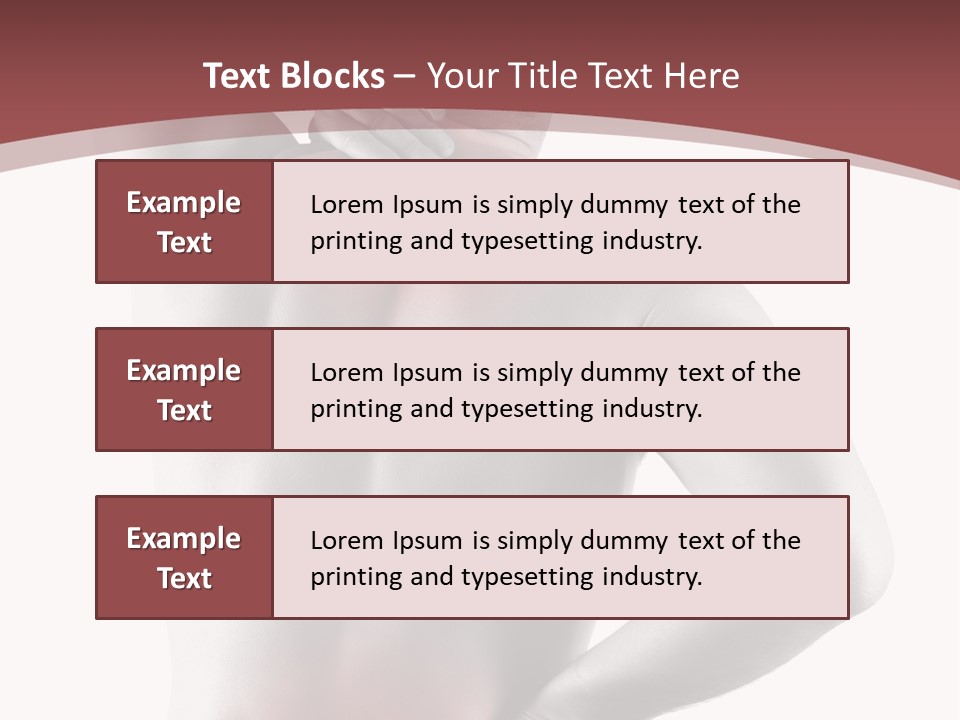 A Man Holding His Back In Pain Powerpoint Presentation PowerPoint Template