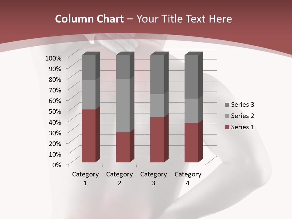 A Man Holding His Back In Pain Powerpoint Presentation PowerPoint Template