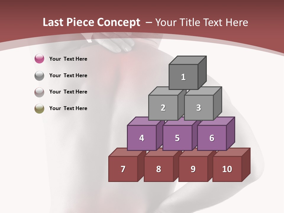 A Man Holding His Back In Pain Powerpoint Presentation PowerPoint Template