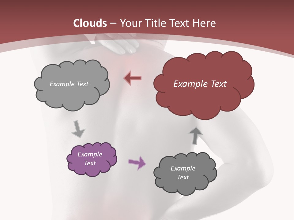 A Man Holding His Back In Pain Powerpoint Presentation PowerPoint Template