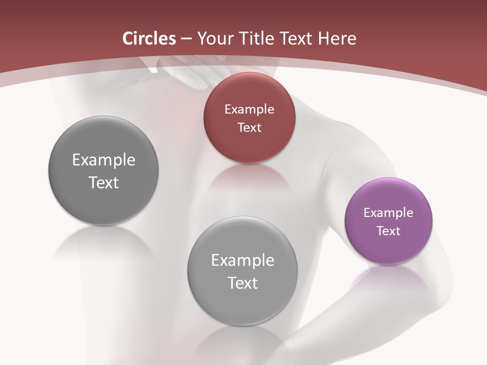 A Man Holding His Back In Pain Powerpoint Presentation PowerPoint Template