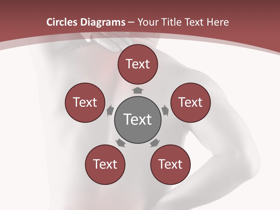 A Man Holding His Back In Pain Powerpoint Presentation PowerPoint Template